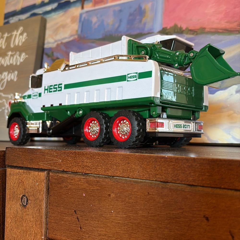 Green and White Hess Toy Vehicles Collection - Picture 5 of 6